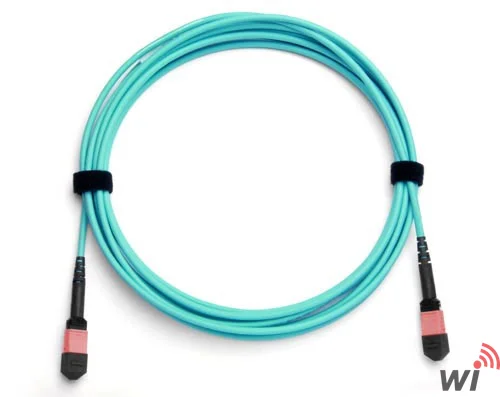 MPO,MPO Base-12 Multi-Mod Fiber Patch Cord OM4 Polarite B 3 Metre - 12 Core