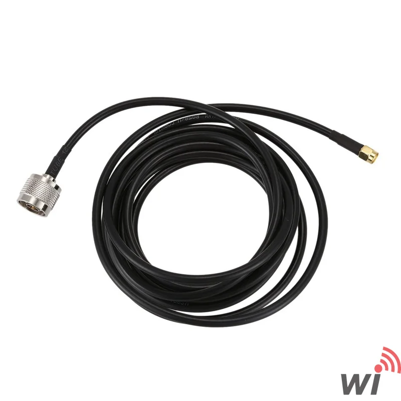 Winet Lora LMR400 3 Metre Anten Kablosu (RP-SMA Erkek / N-Type Erkek)
