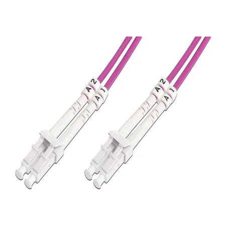 LC - LC FIBER PATCH KABLO OM4 60CM  Multimode, Duplex, 50/125, OM4, LSZH